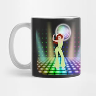 Red Disco Chick Mug